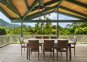 Table for 8, with a main course of views