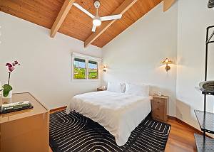 The guest room is clean, bright and spacious