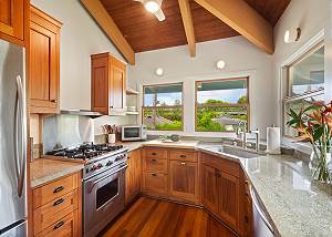 Great views from the kitchen as well