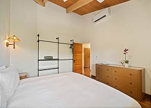 And a comfortable King bed with AC