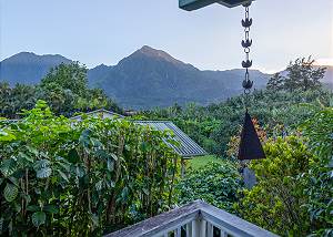 Stunning waterfall and mountain views