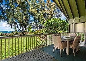 Enjoy the views from the lanai 