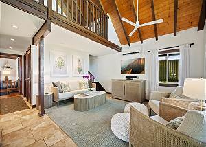 Watch a movie with family or enjoy conversations with company