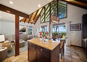 Again, ocean views from the kitchen too