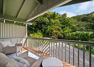 Private balcony off the master suite