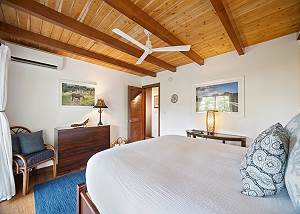 Equipped with AC and plush linens