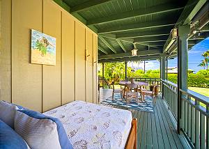 Enjoy the cool ocean breeze while you rest from swimming at the 