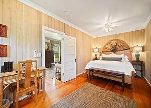 A comfy king size bed for dreaming peacefully