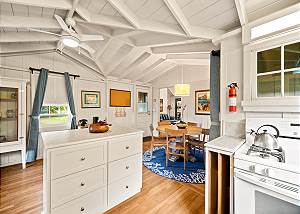 Enjoy home cooked meals in the fully equipped kitchen