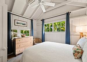 A/C in the bedroom for a pleasant night's sleep