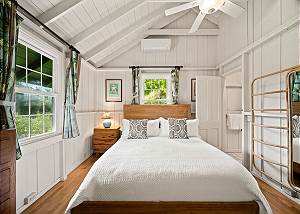 Master bedroom with attached bath