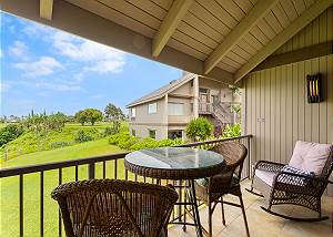 Or curl up on the lanai furniture and relax