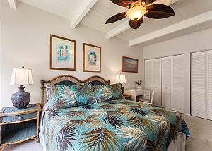 Very comfortable bed and work space