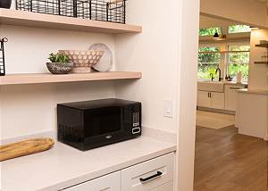 Mircowave located in the Pantry 