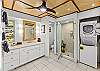 Spacious Bathroom with Washer Dryer, Walk-in Shower