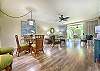 Living room view facing the lanai, offering relaxing indoor–outdoor living.