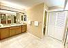 Spacious Bathroom with Washer Dryer