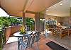 Sliding Doors Open up to Living Room