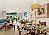 Interior Dining for 4 with Kaanapali Golf Course and Ocean Views