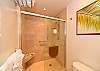 Walk-in Marble Shower