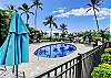 Great pool for sunbathing and/or resting in some shade!
