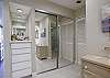 Mirrored Closet with Additional Storage
