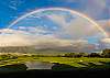 Lucky Rainbow View from Clubhouse back towards hillside