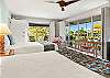 Wrap around lanai with views and a comfortable desk!