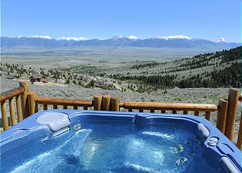 Hot Tub Montana Cabin Rentals In Bozeman Montana 800 550 4589