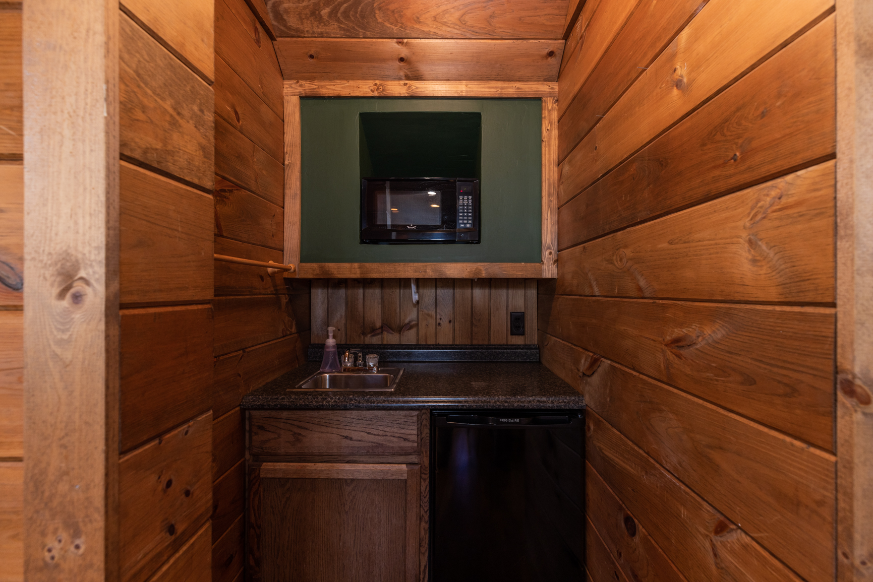 Basement kitchenette drip coffee maker