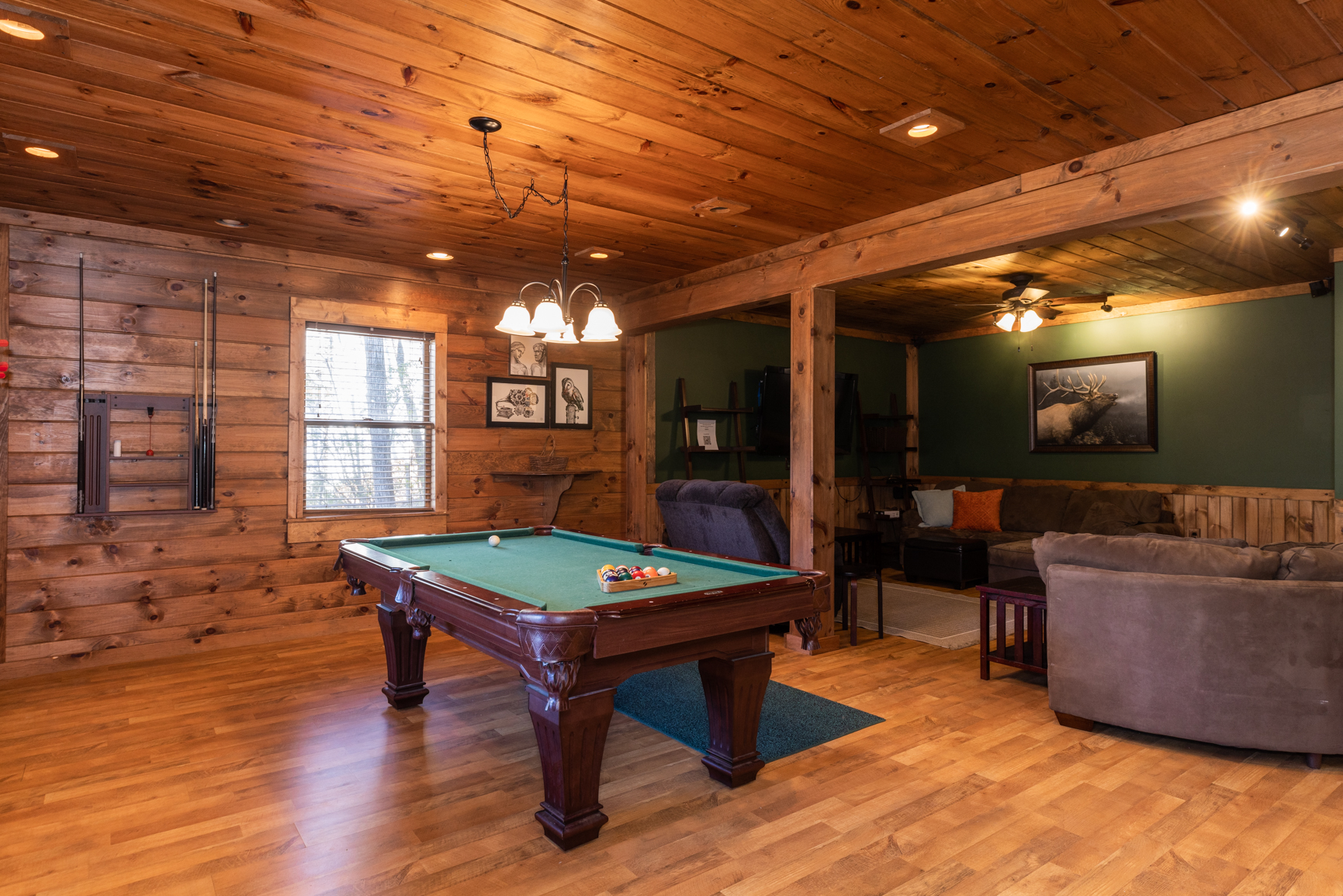Basement game room