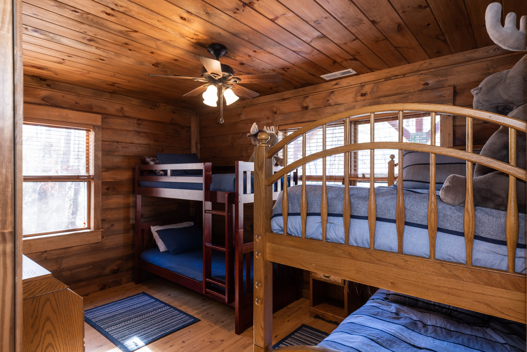 Basement bunk room