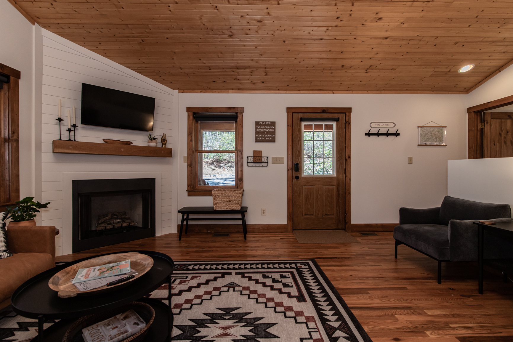 View from Dining to Front door