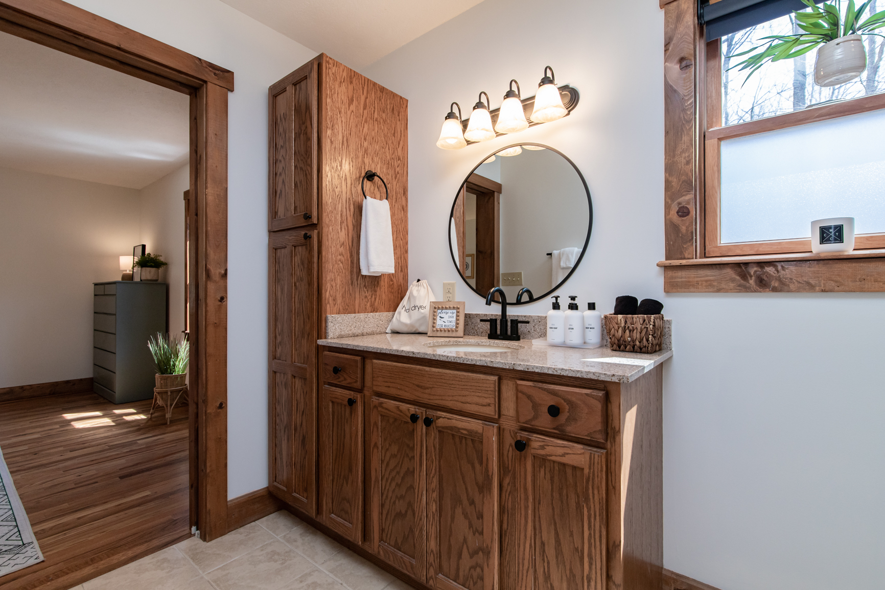 Main Floor bath and Master bath