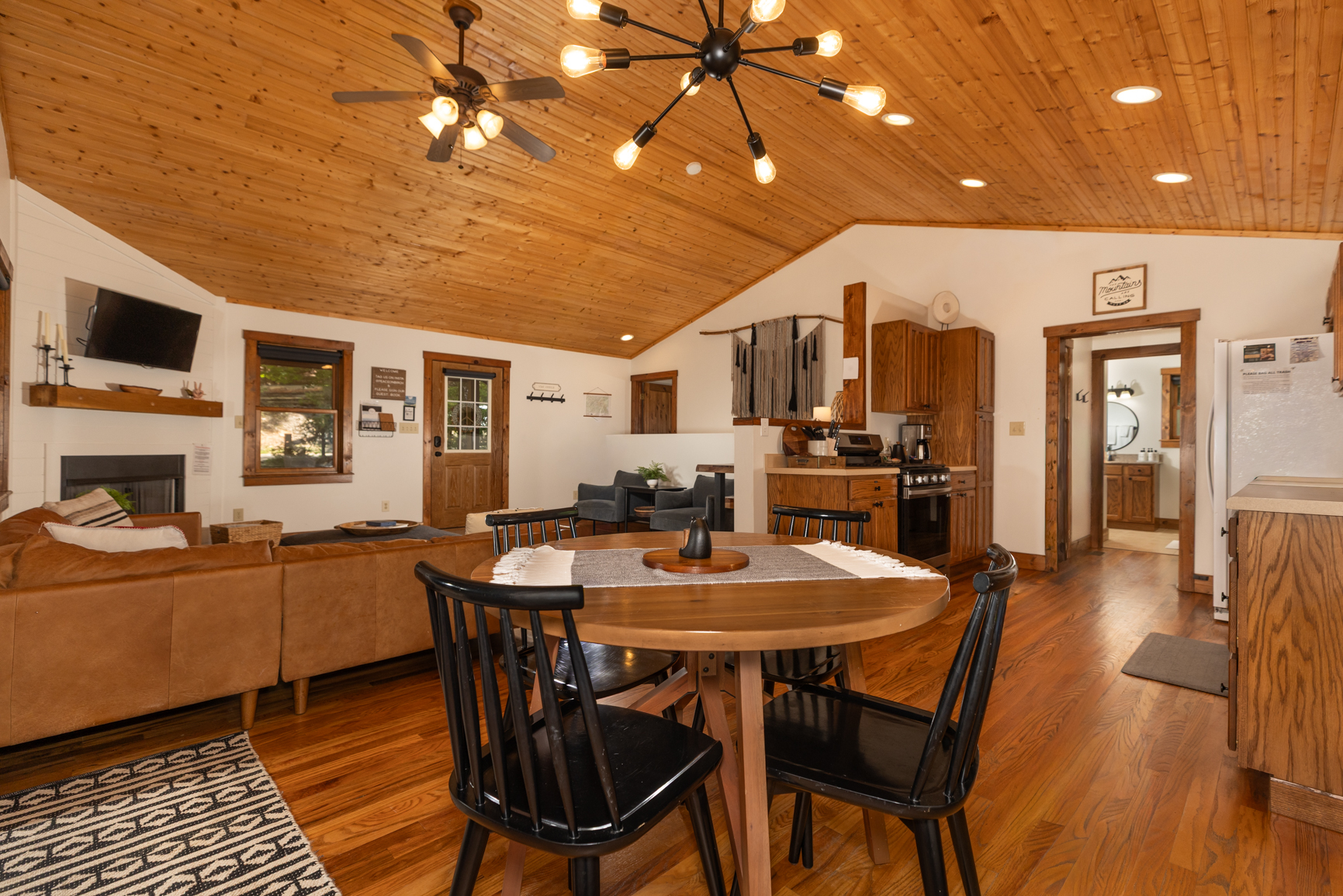 Dining view to kitchen