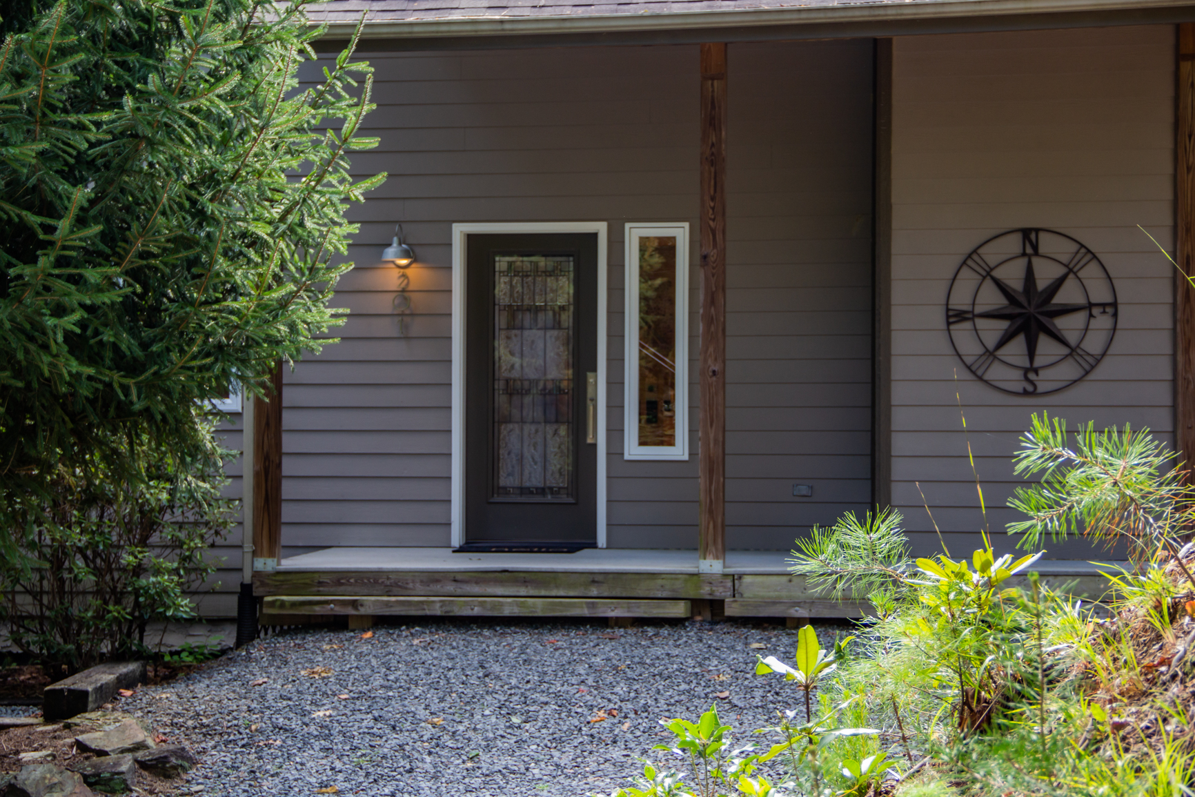 One step to main living area!