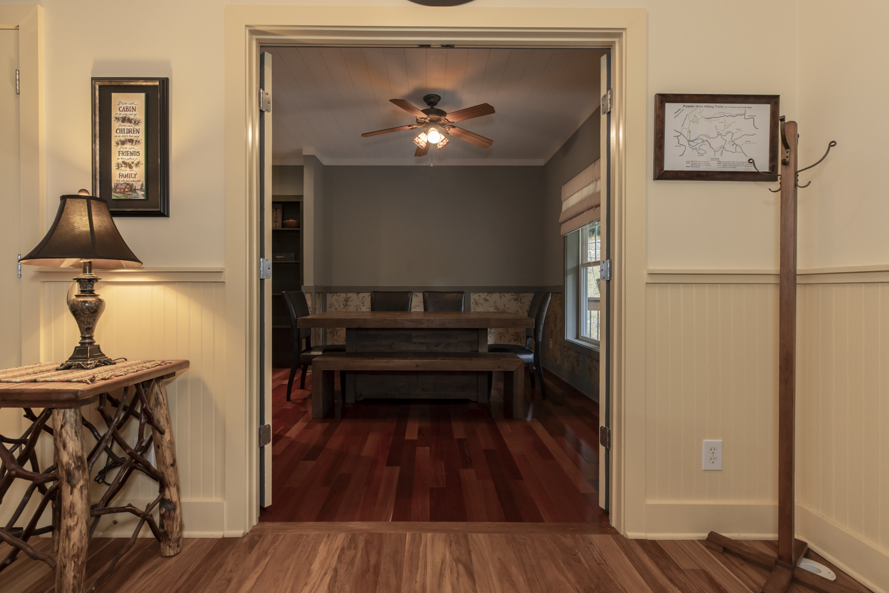 Main Floor enclosed dining room