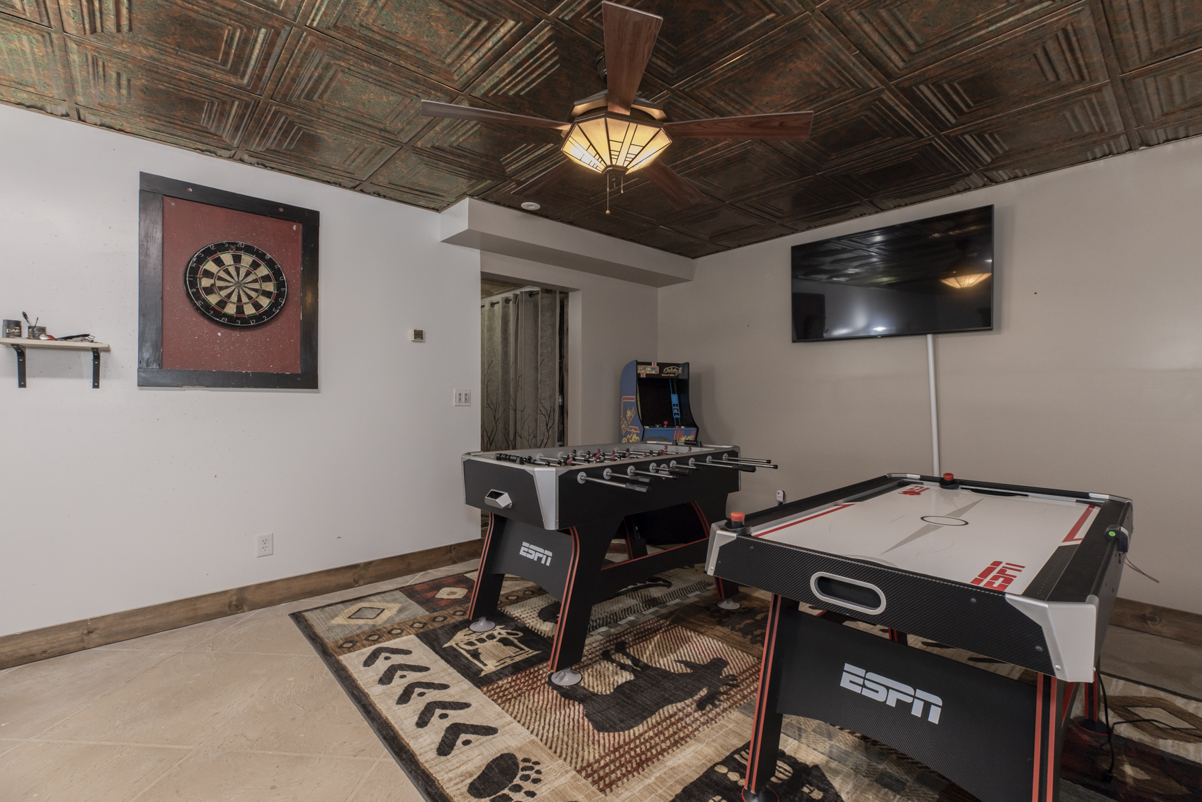 Basement level game room