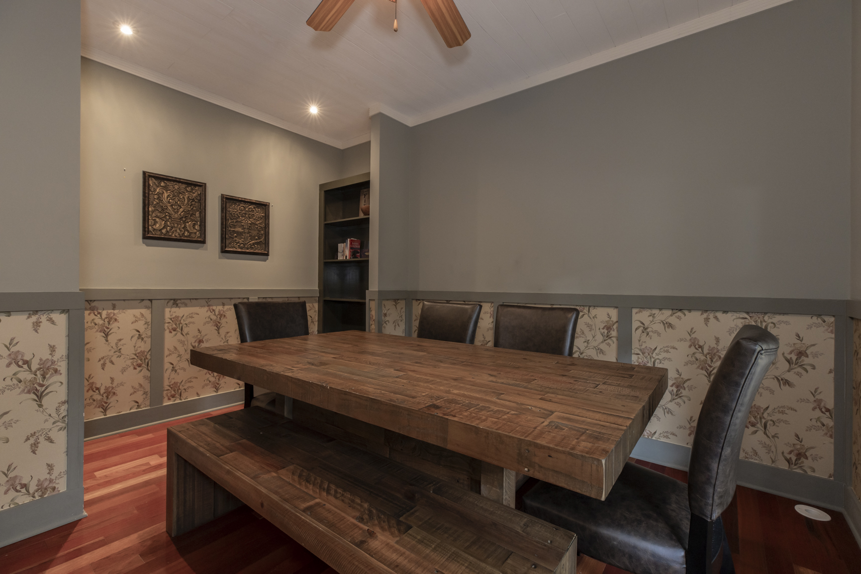 Main floor enclosed dining room