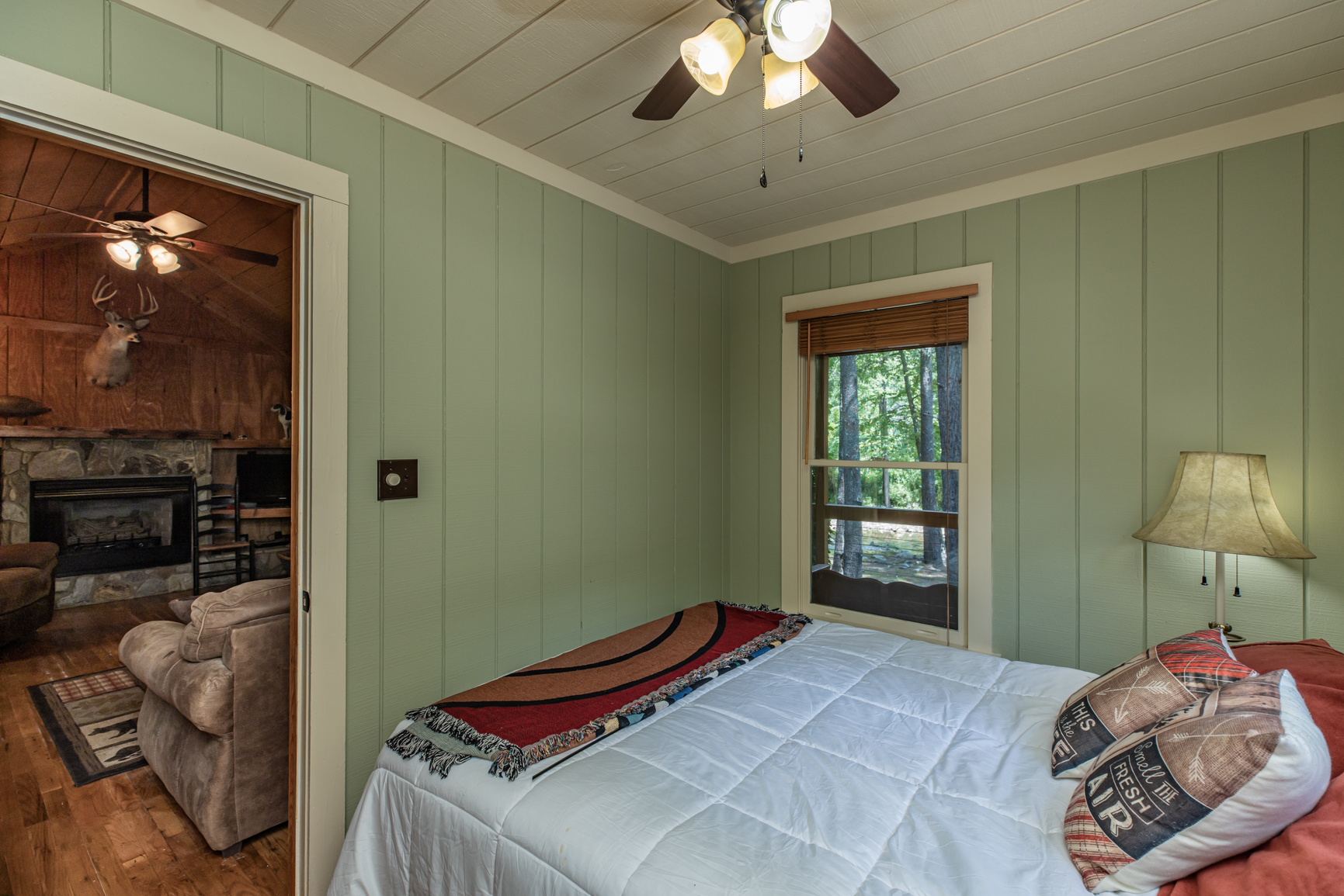 Main Cabin queen bedroom