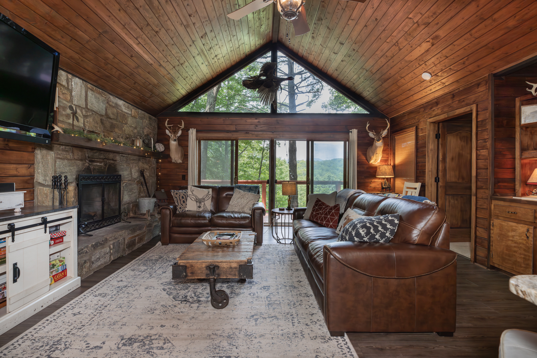 Great Room Wood Burning FP main floor