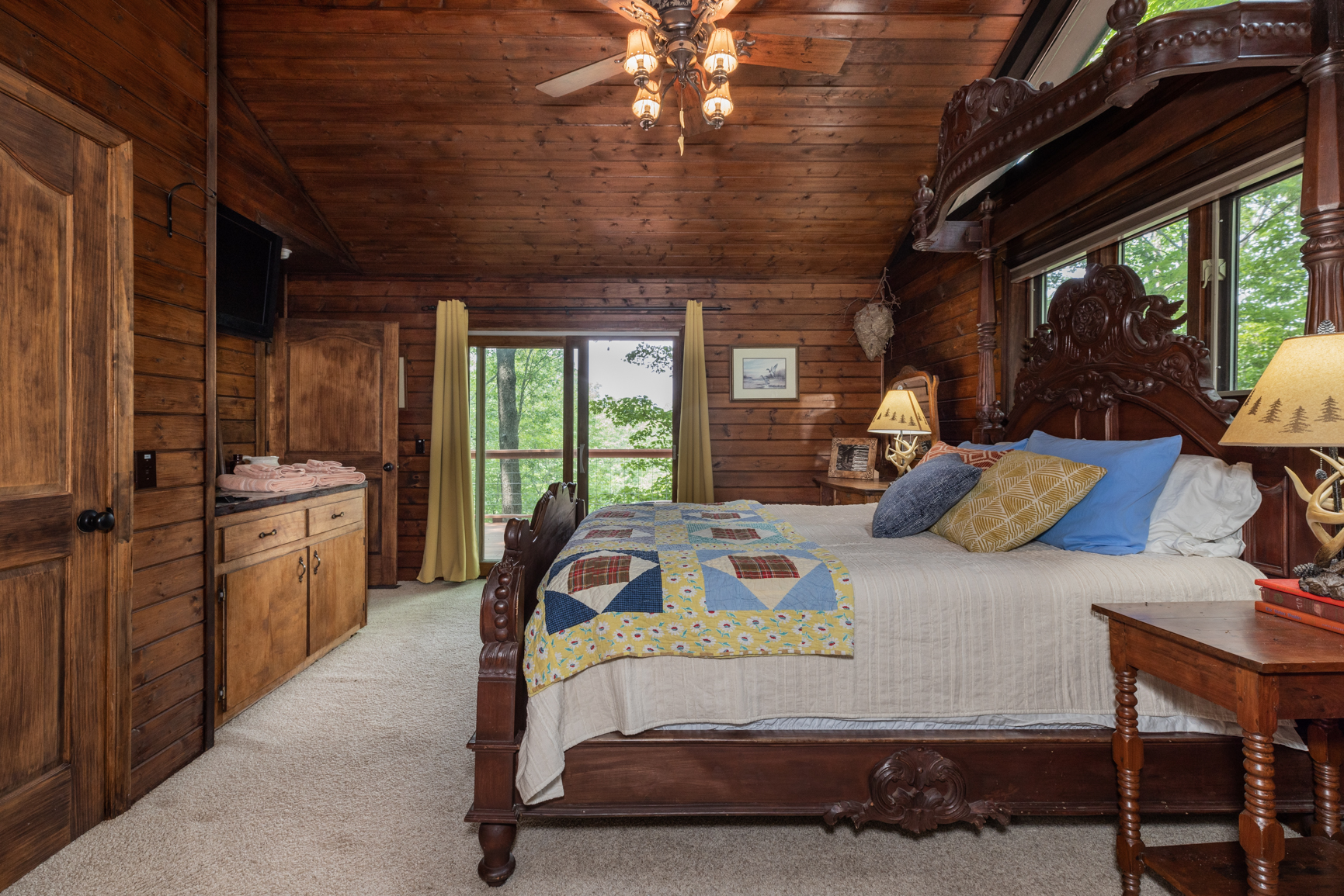 Master main floor is now a k