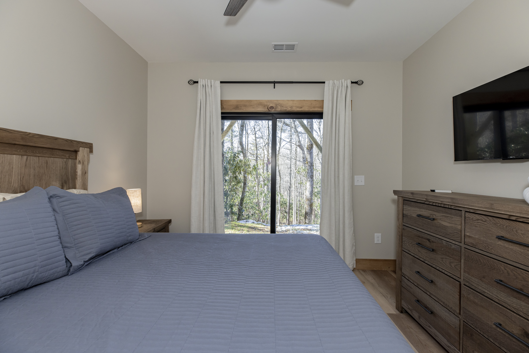Basement level Queen bedroom