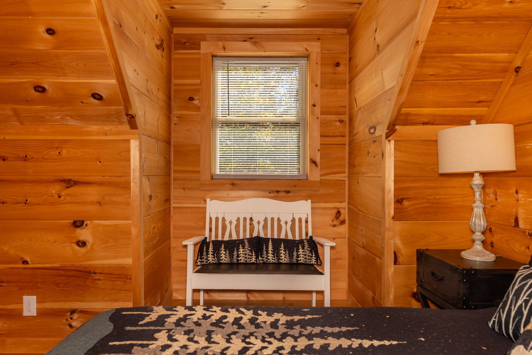 Upstairs queen bedroom sitting area