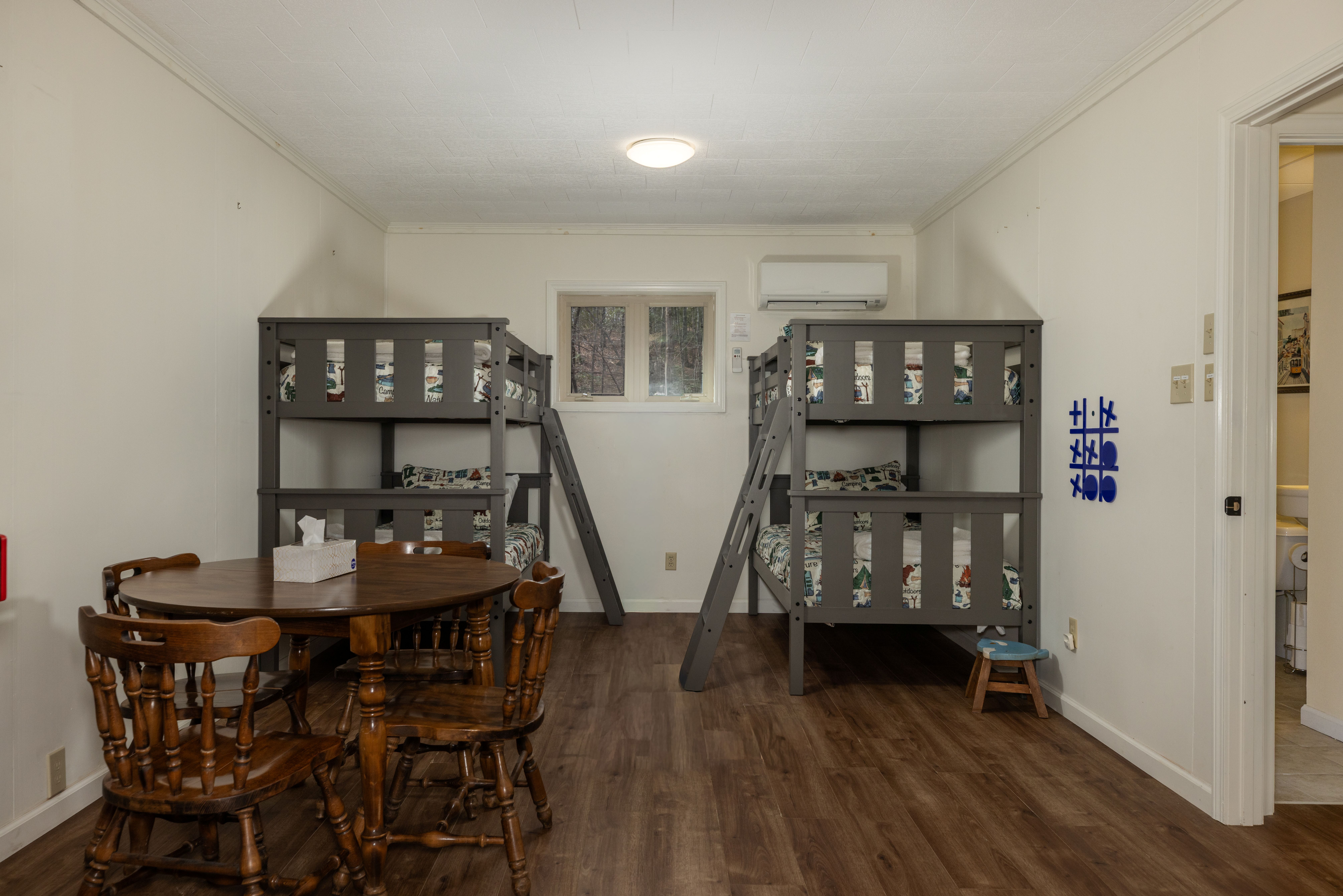 Lower level private bunk room