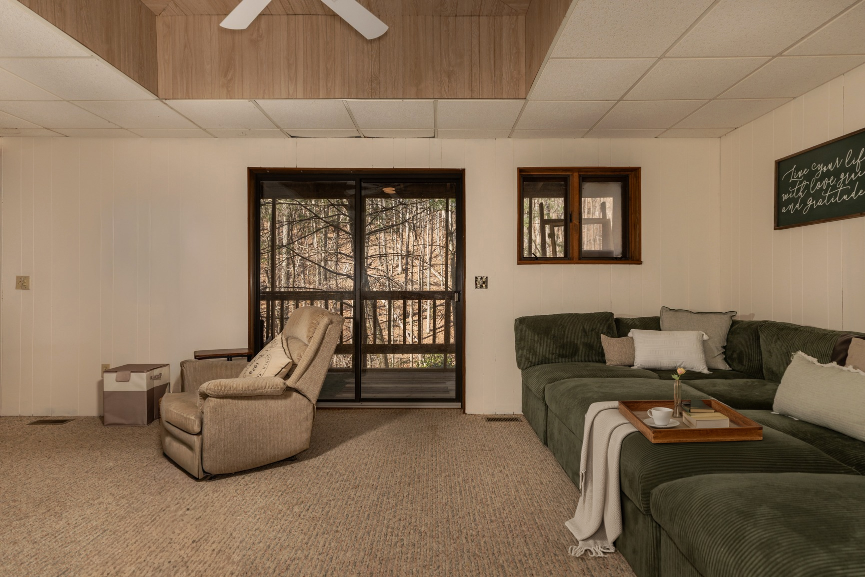 Lower Level Movie Room Couch!!!!!