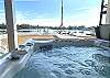 NEW Hot Tub - located on ground deck overlooking the waterway