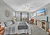 Top floor master bedroom - King 