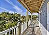 Shared deck off of queen and bunk bedroom