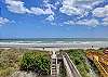 Oceanfront deck! Located on top floor off of Queen bedroom 